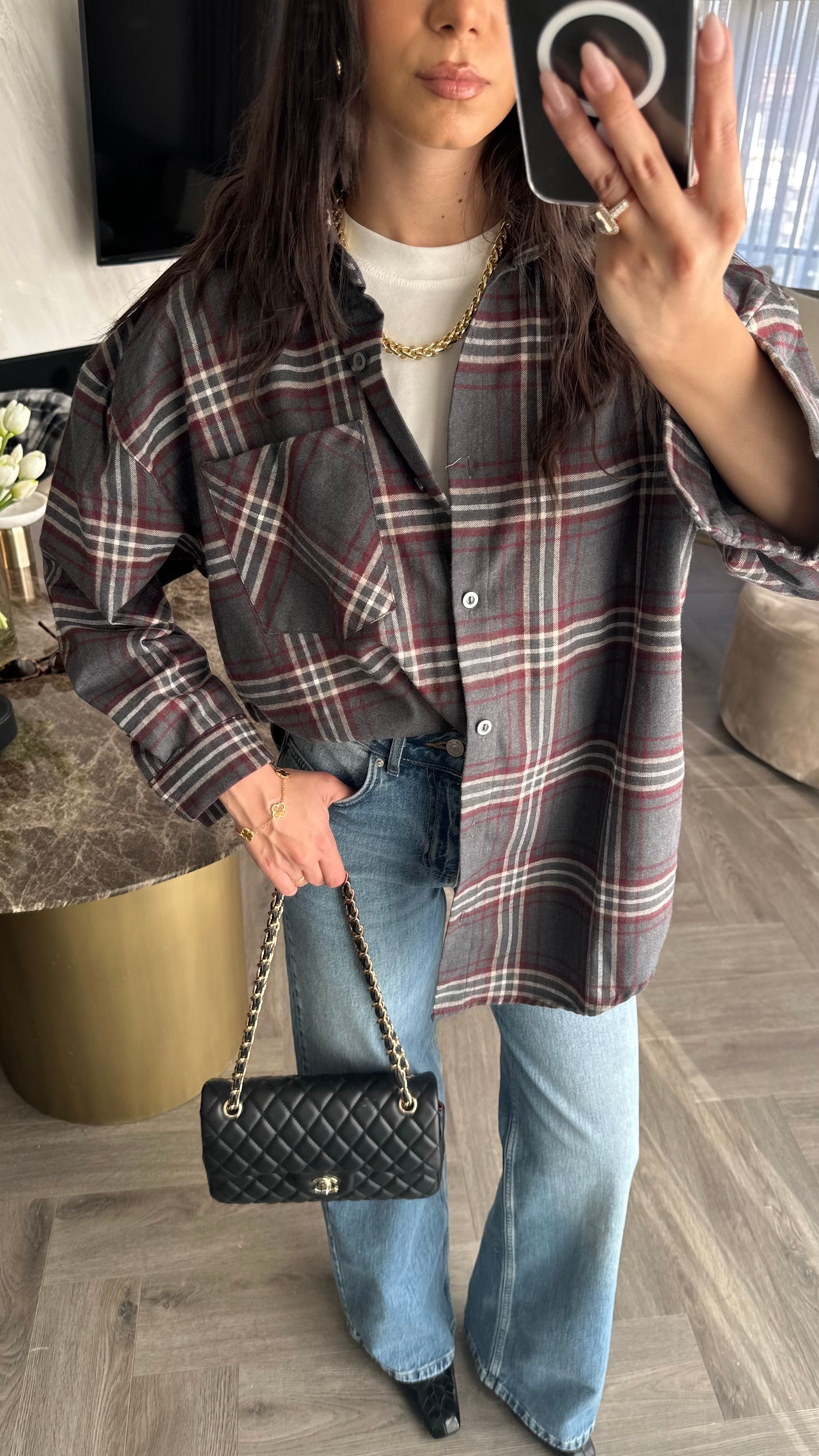 Oduncu Gömlek Oversize