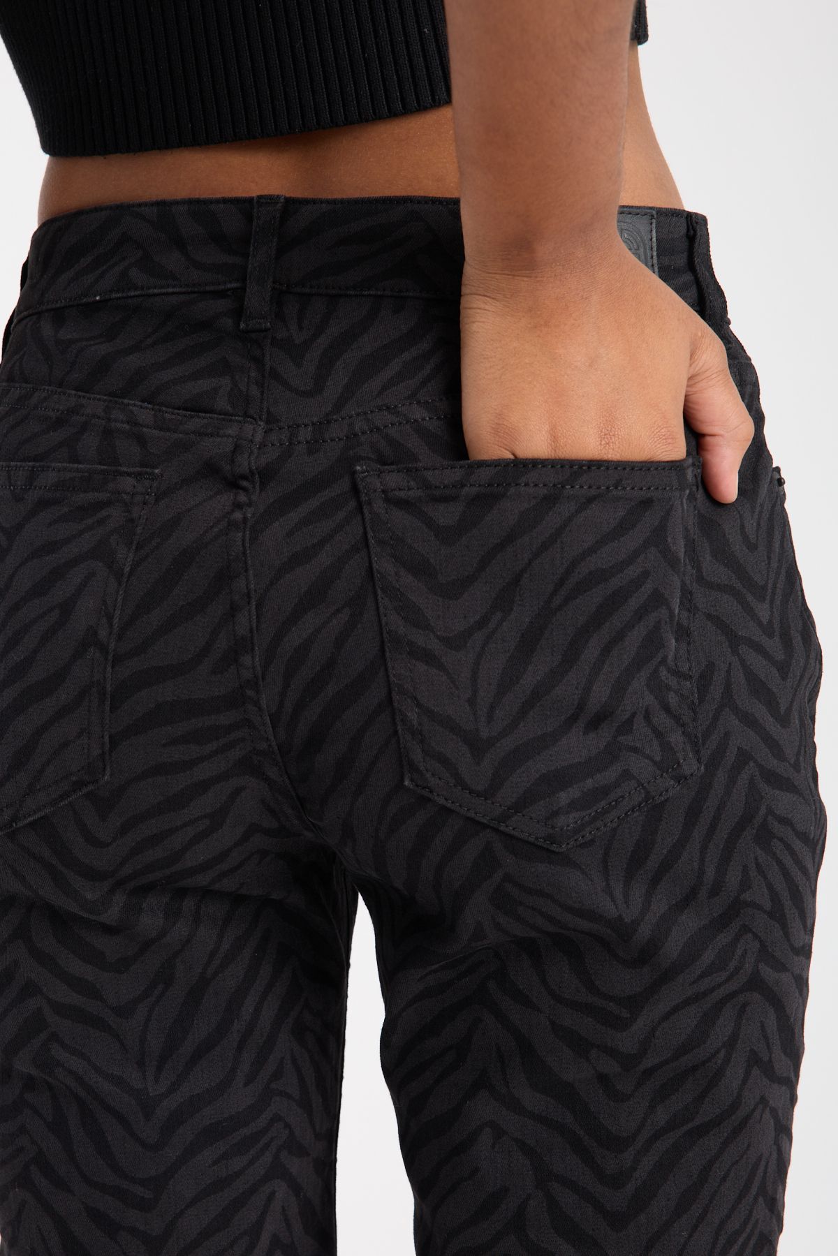 Zebra desen pantolon