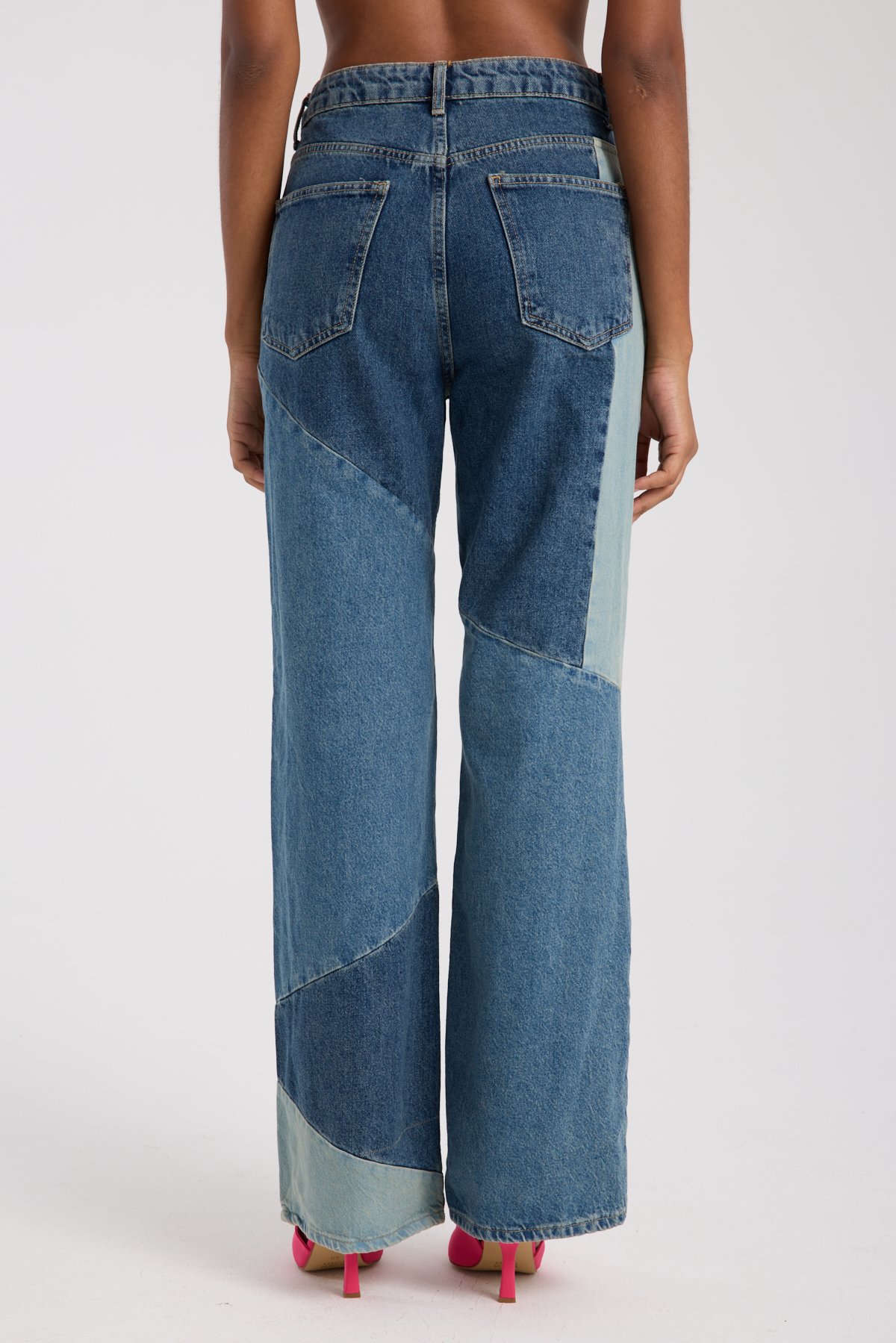 Retro patch jean 