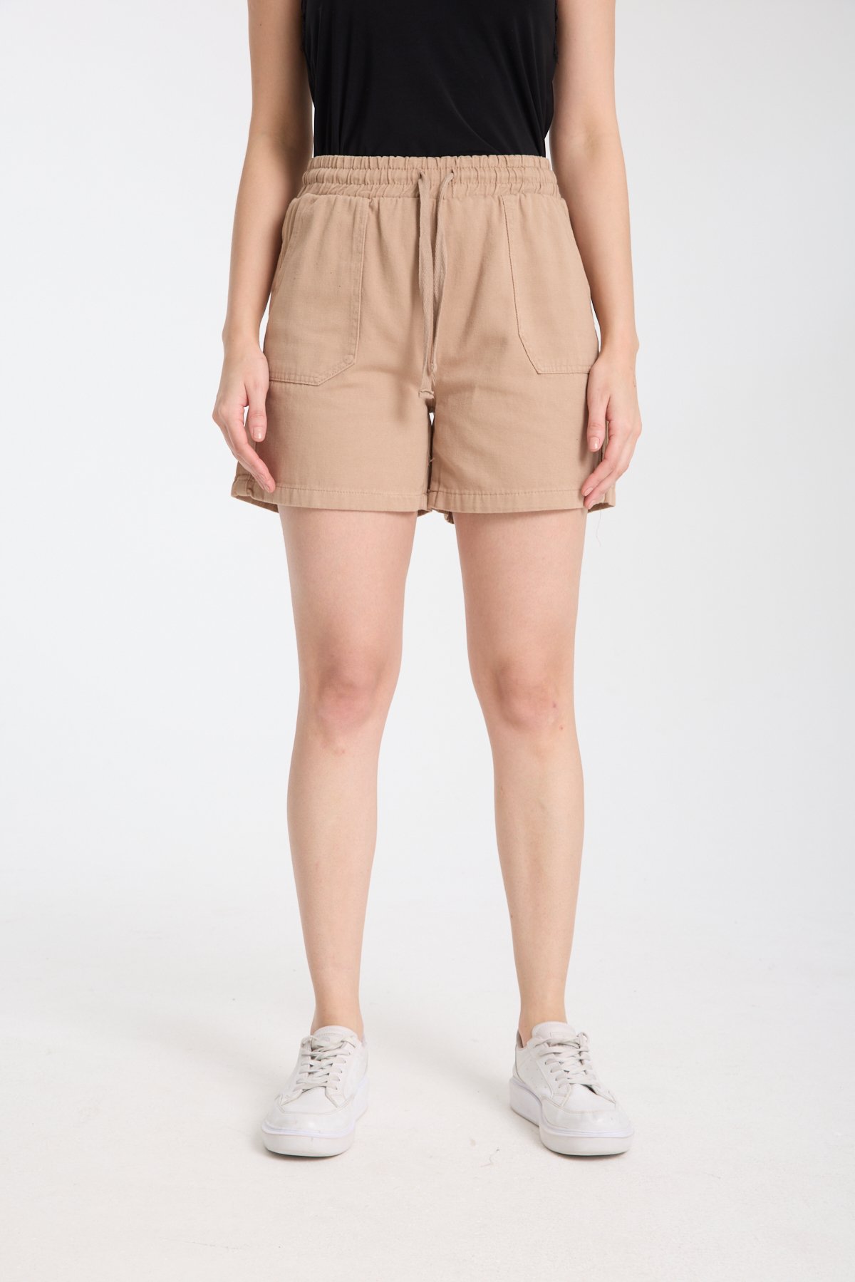 Bağcıklı şort 100%cotton 