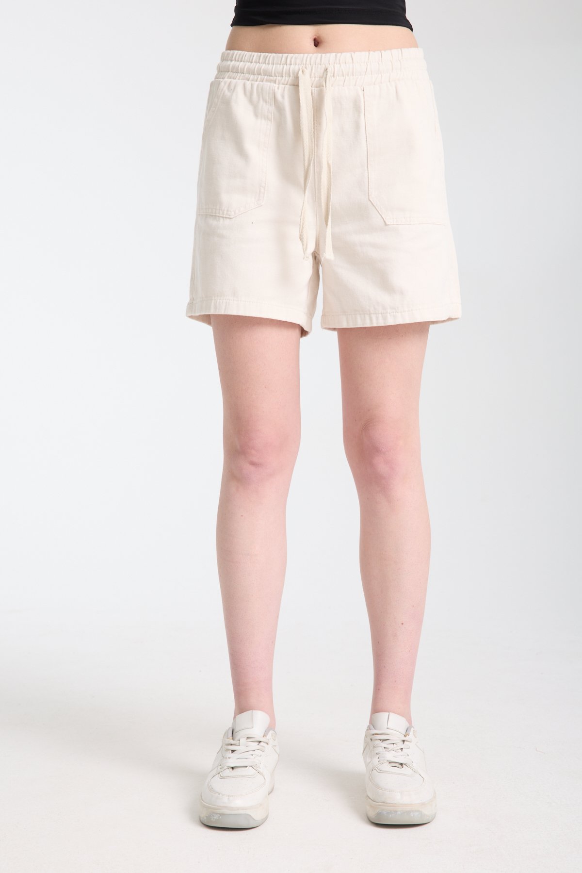 100% cotton Bağcıklı Şort
