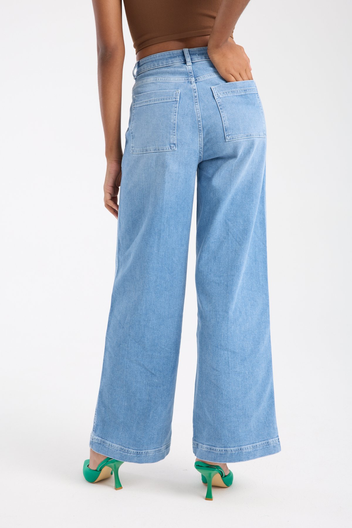 Esnek denim pantolon