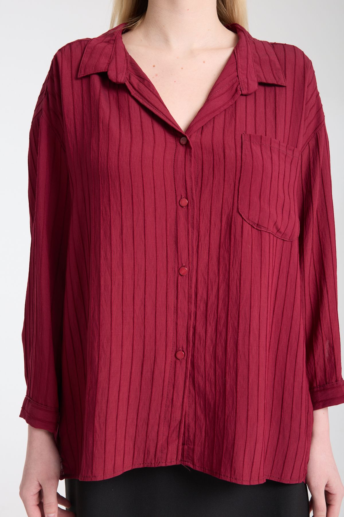 Bordo model gömlek