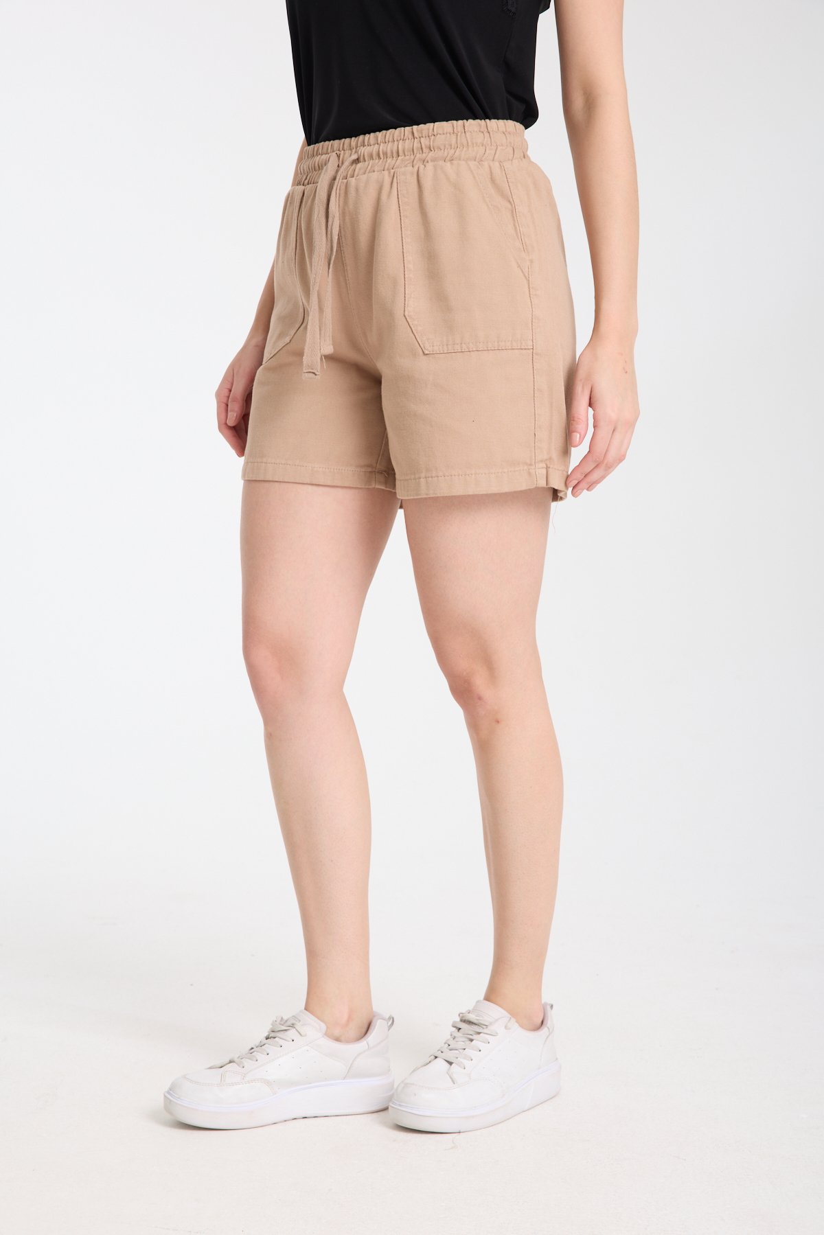 Bağcıklı şort 100%cotton 