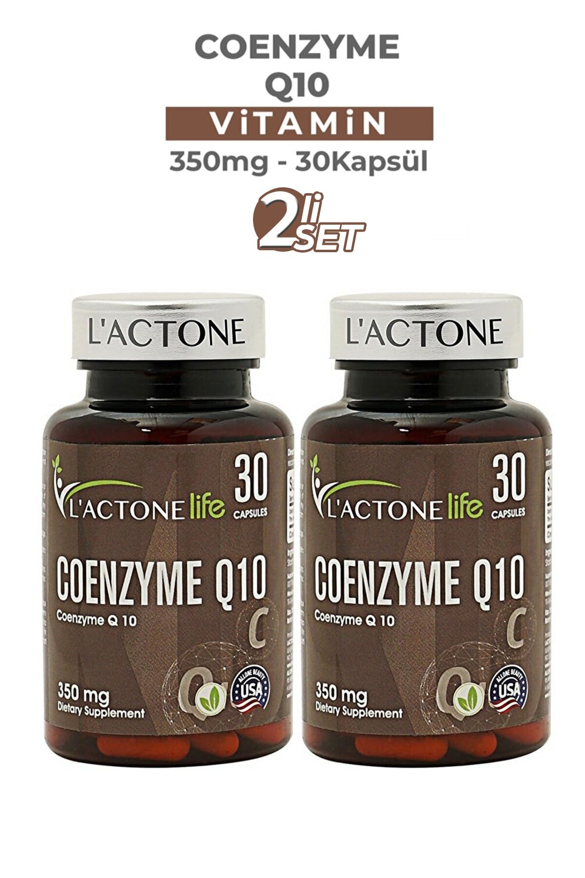 Life 2'li Vitamin Coenzim Q10 Capsules