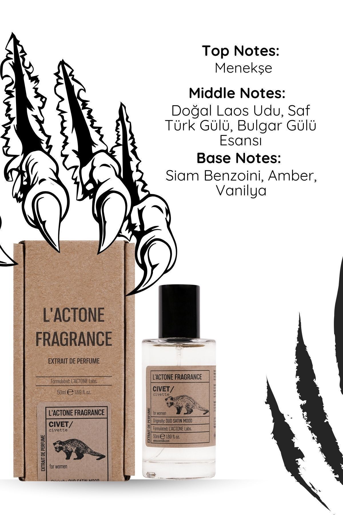 LACTONE 50ML Parfüm Civet