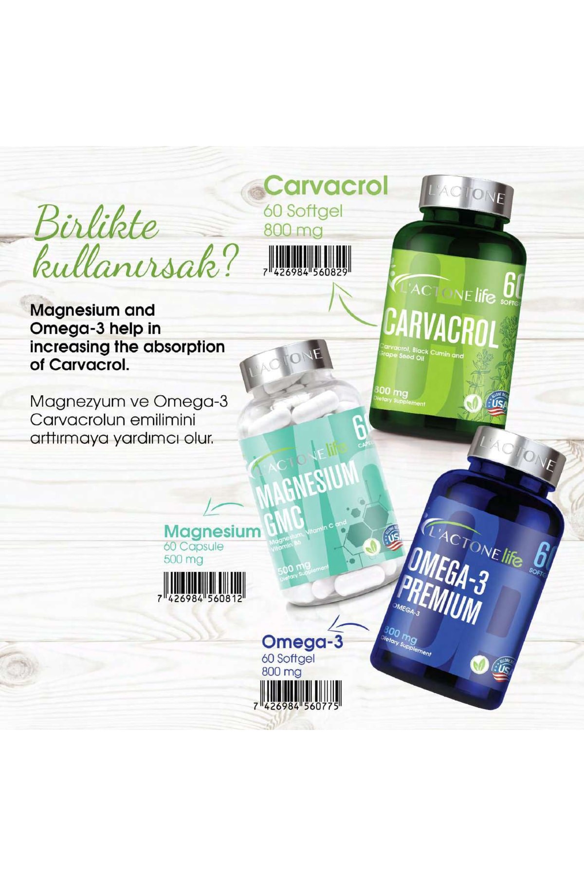 life Carvacrol 800 mg / 60 Softgel - Karvakrol