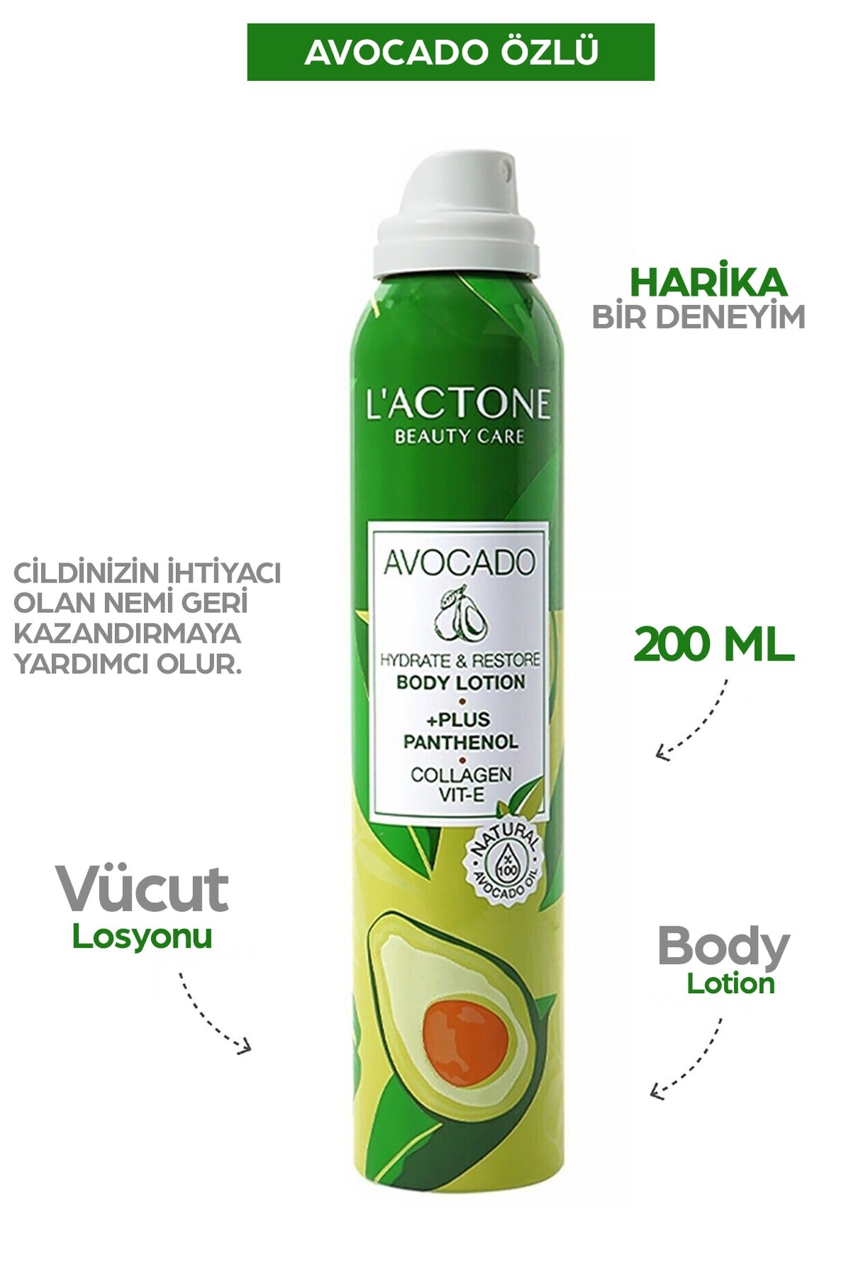 Avocado Panthenol Plus Body Lotion 200 ml