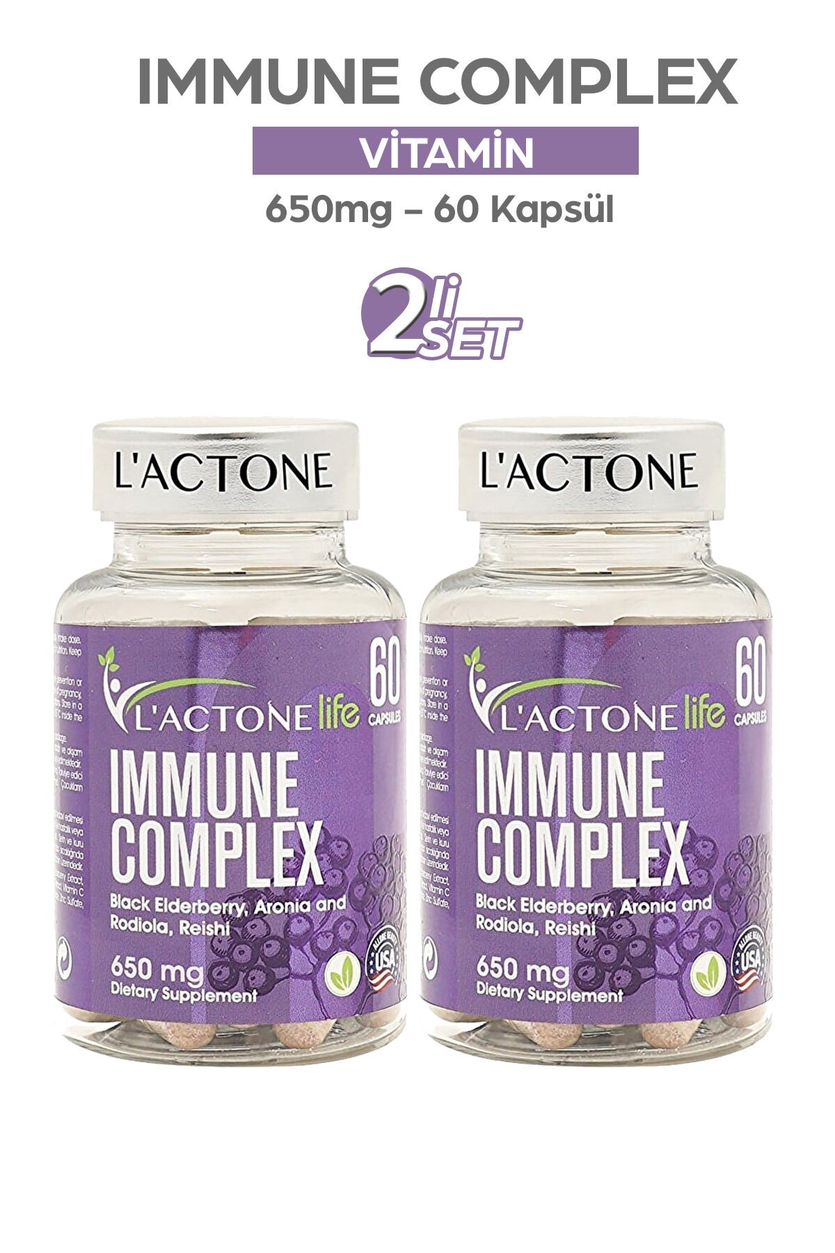 Life 2'li Vitamin Immune Complex Capsules