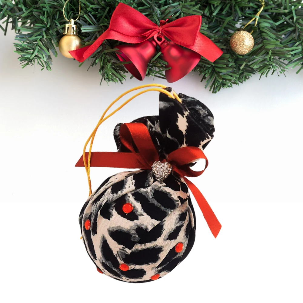Leopar Işıltısı Yılbaşı Topu - Orta boy