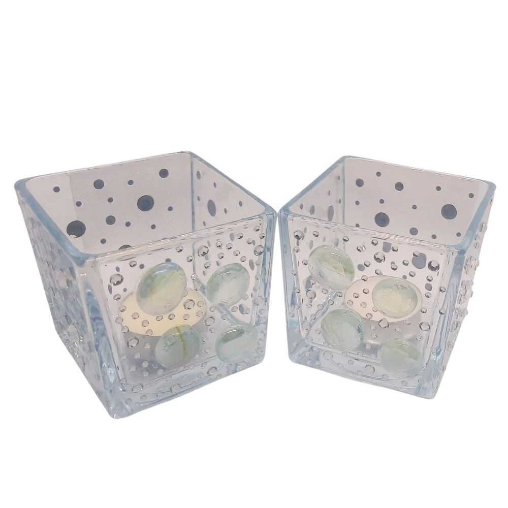 Bulut Işıltısı Cam Şekerlik