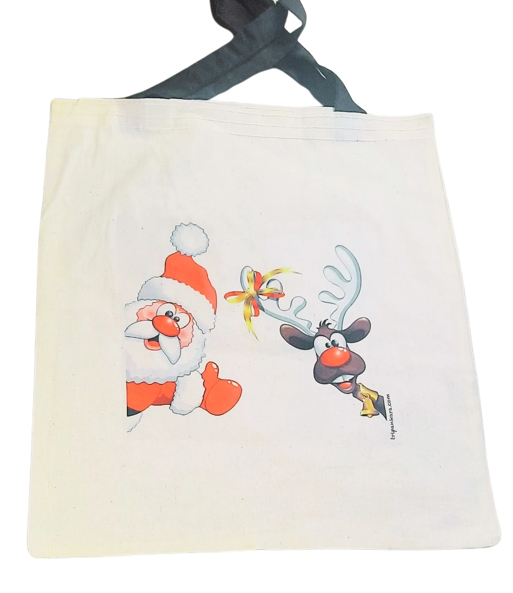 Reindeer & Santa Bez Çanta