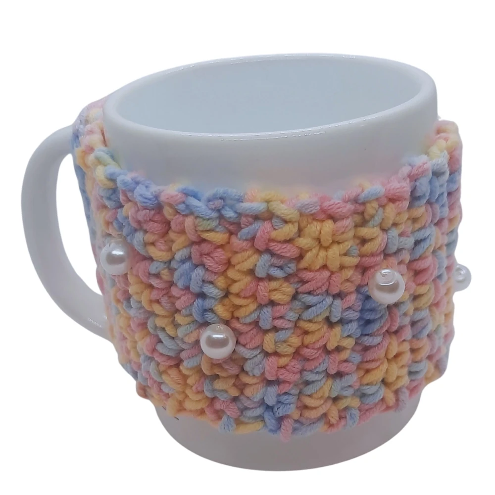 Pastel İnci Kupa Kılıfı