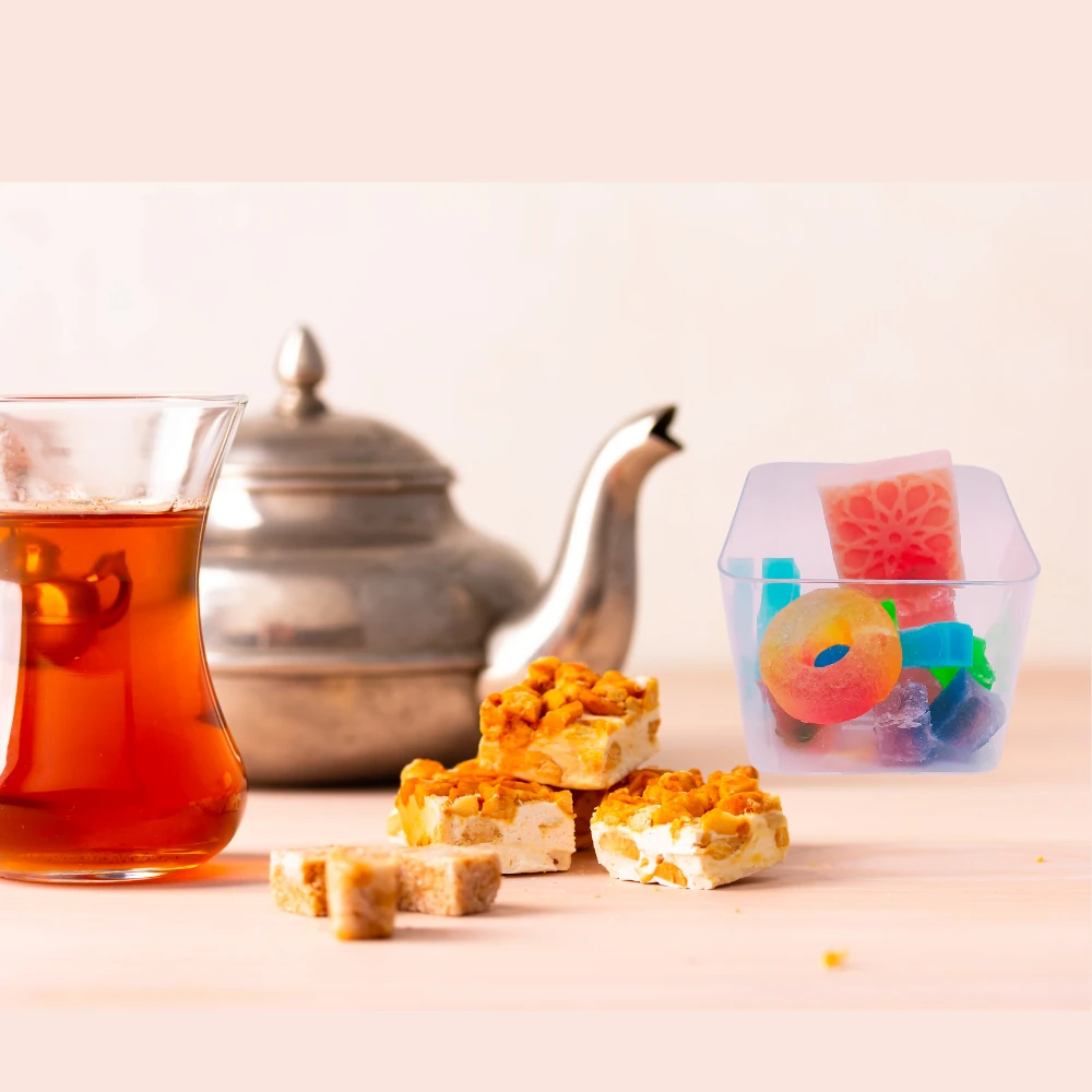 Şeffaf 8 cm x 7 cm Kutu