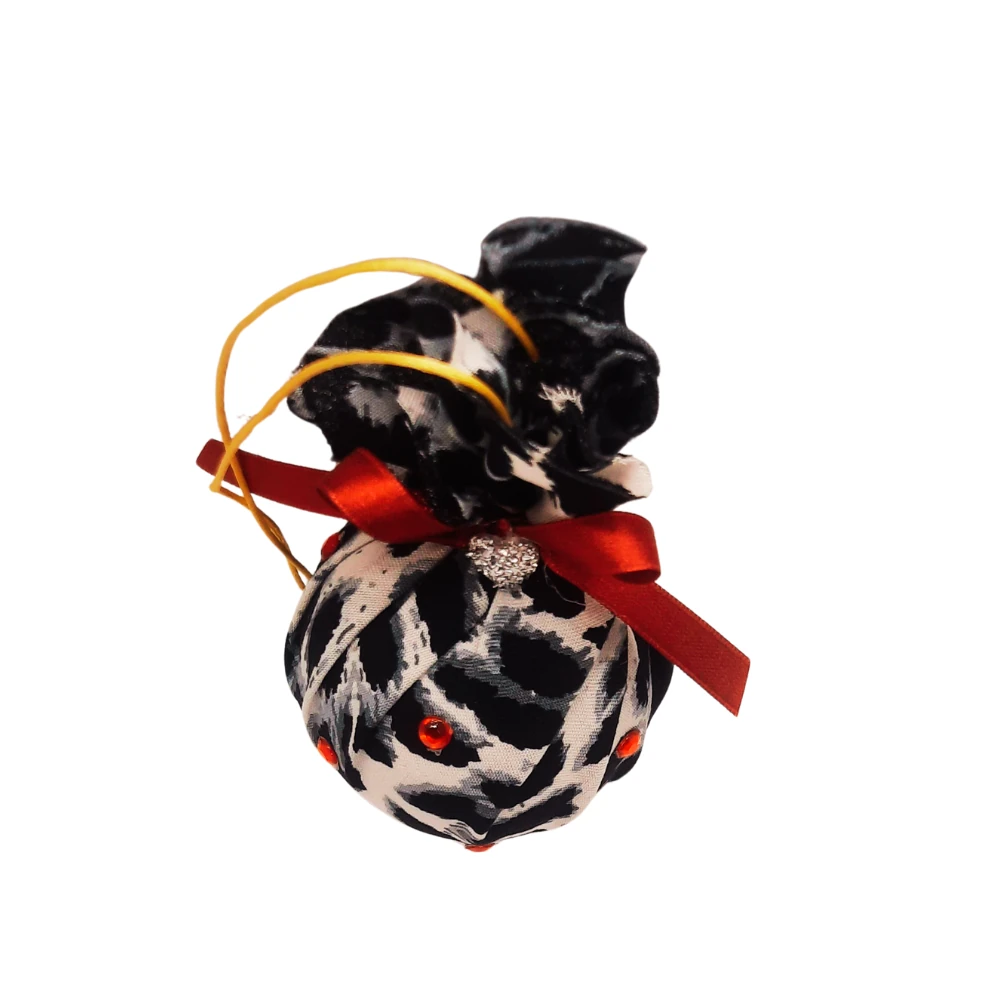 Leopar Işıltısı Yılbaşı Topu - Orta boy