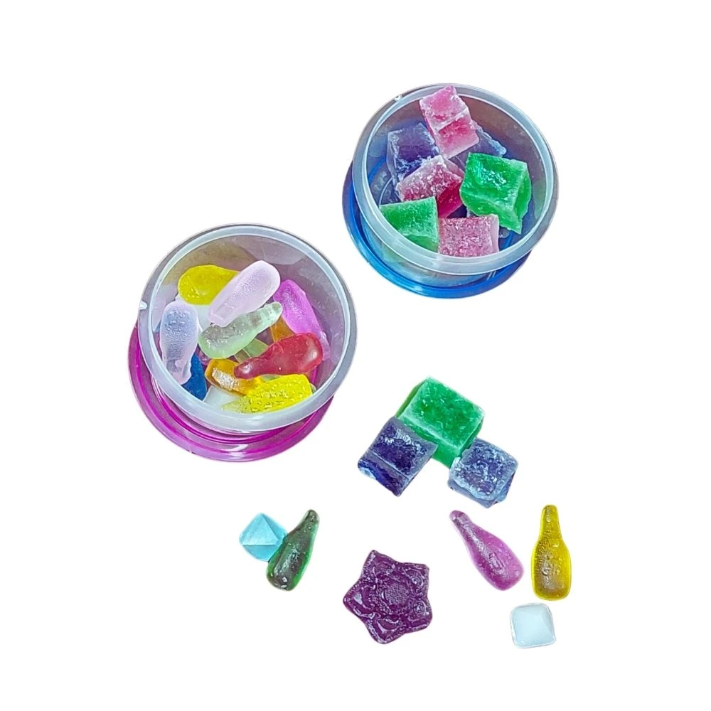 Renkli Kapaklı Plastik Mini Kutu