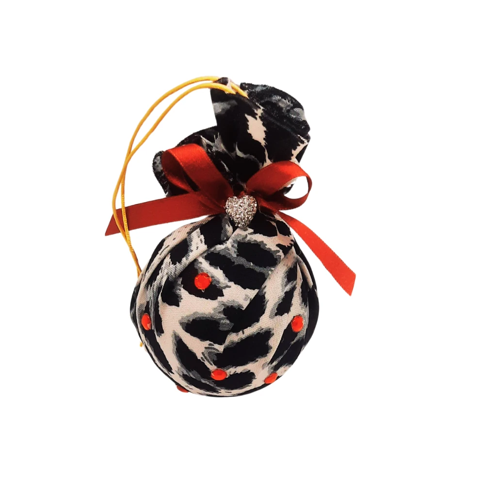 Leopar Işıltısı Yılbaşı Topu - Orta boy
