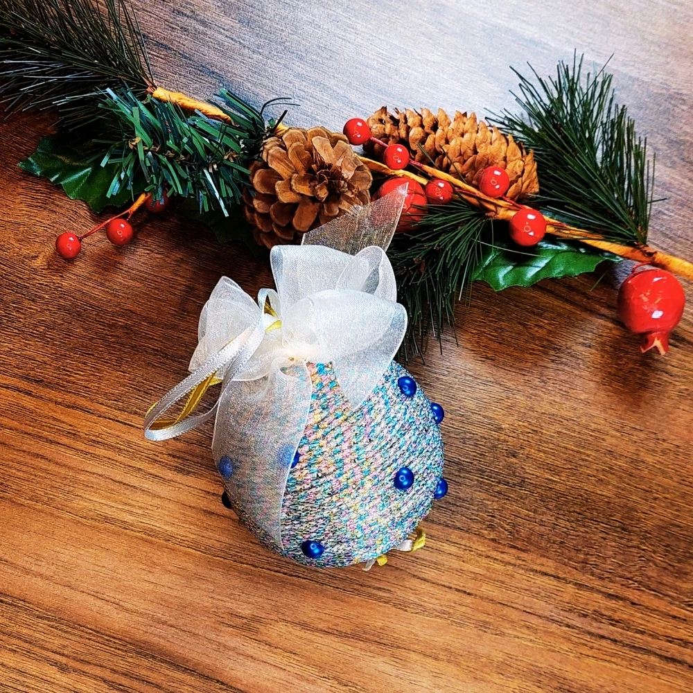 Simli Lacivert İnci – Orta Boy