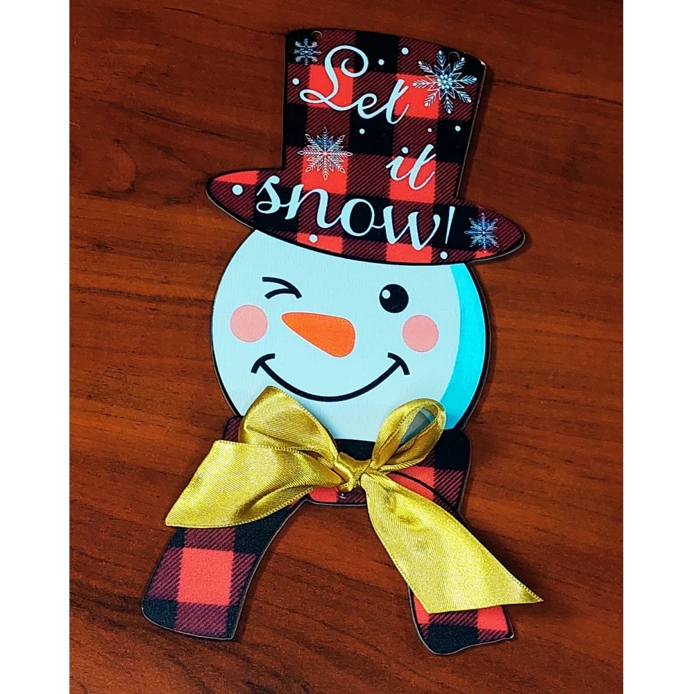 Let It Snow Kapı Süsü