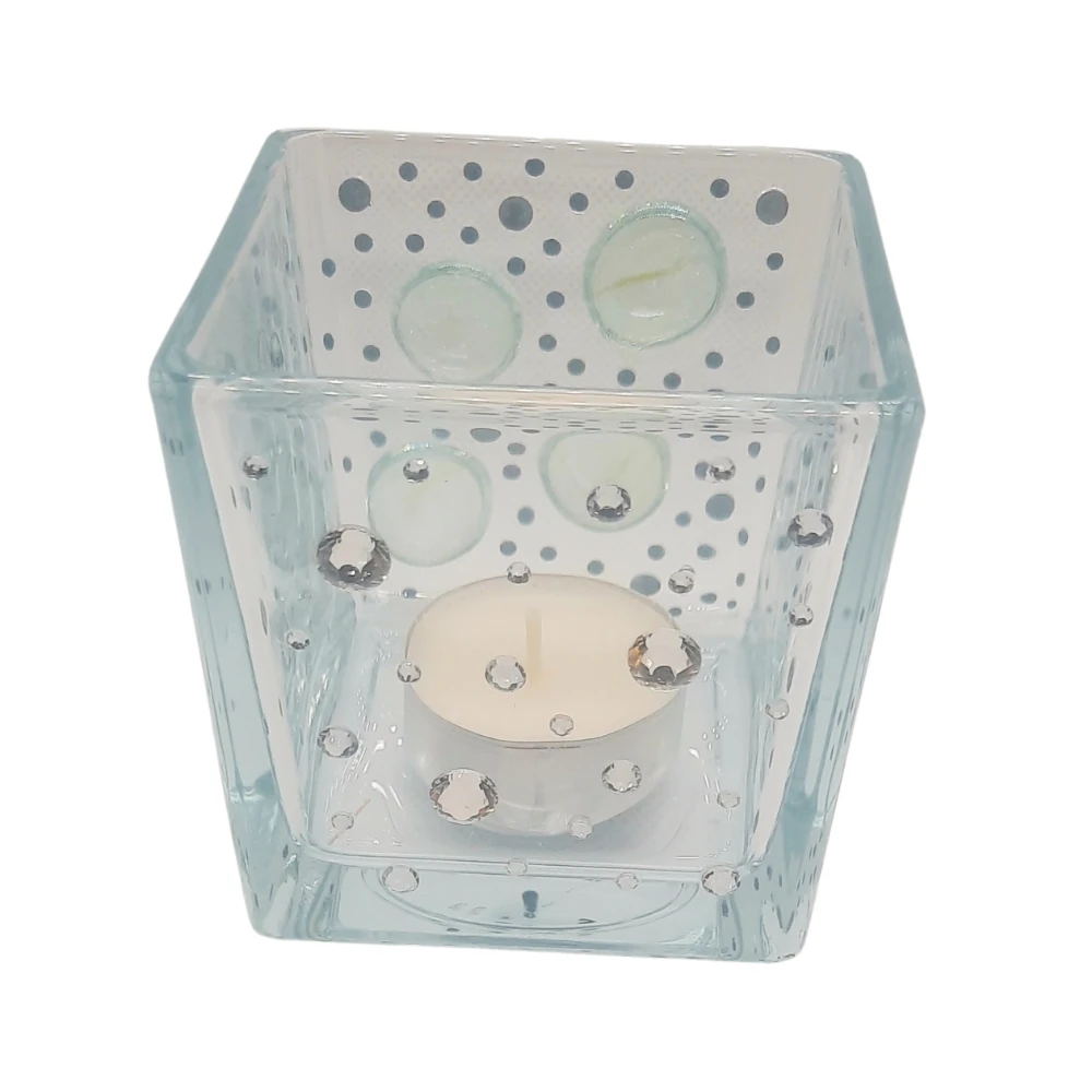 Bulut Işıltısı Cam Şekerlik