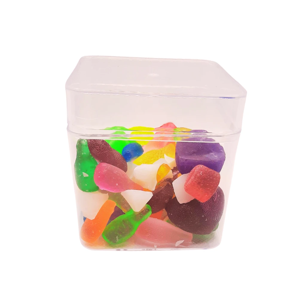 Şeffaf 8 cm x 7 cm Kutu