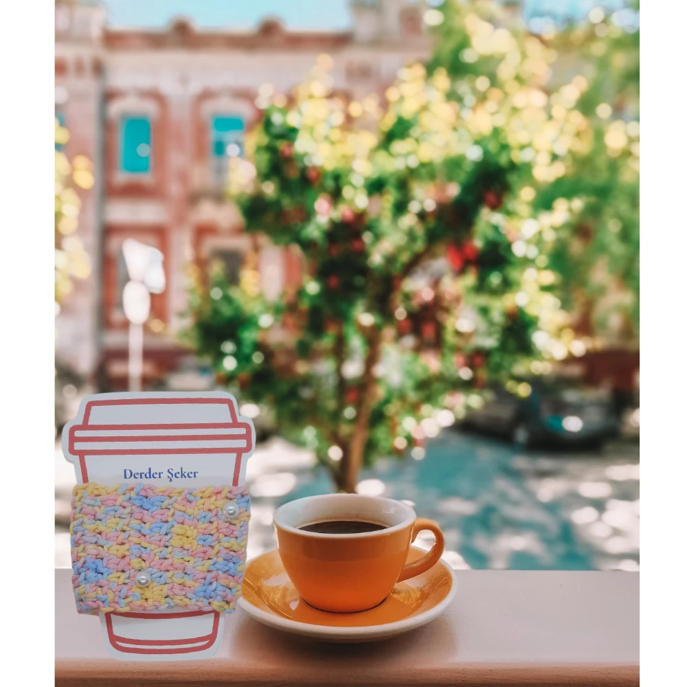 Pastel İnci Kupa Kılıfı