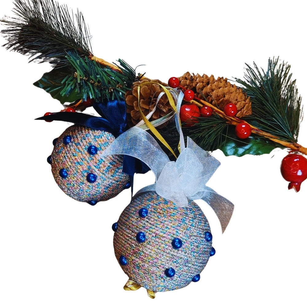 Simli Lacivert İnci – Orta Boy