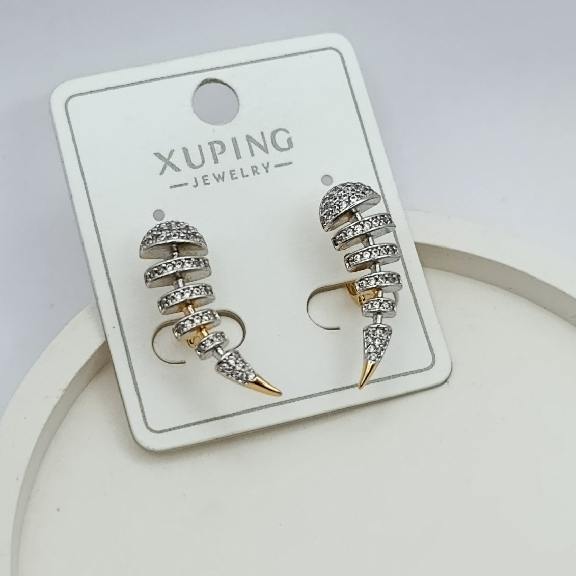 Xuping Vortex Model Sıvama Zirkon Taşlı - Rosegold
