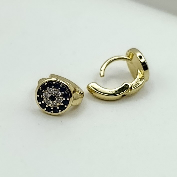 Xuping Nazar Göz Halka Model Minimal Model 14k Gold Renk