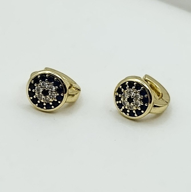 Xuping Nazar Göz Halka Model Minimal Model 14k Gold Renk