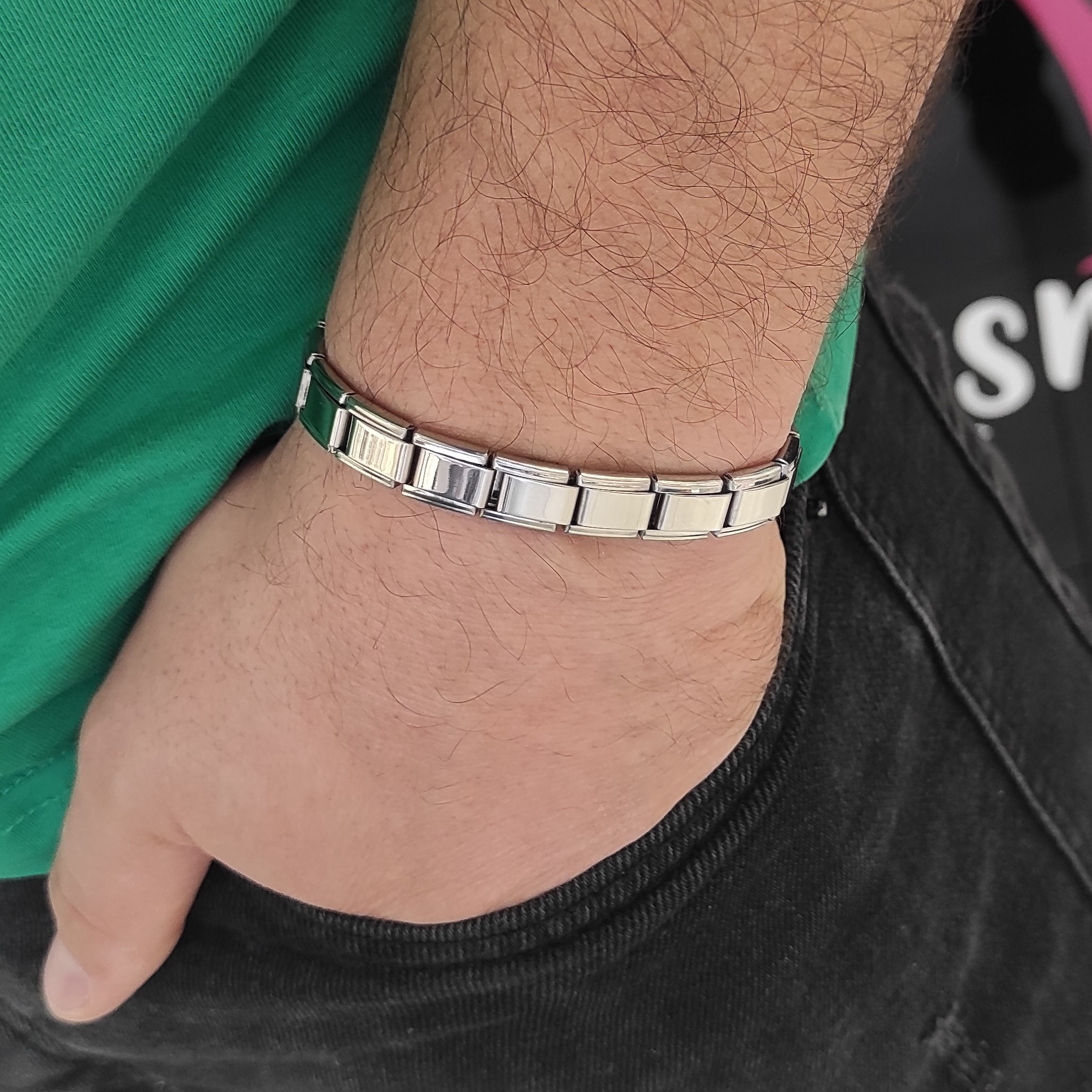 Çelik Esnek(Yaylı) Çarm (Charm) Bileklik Çarm Eklenebilir