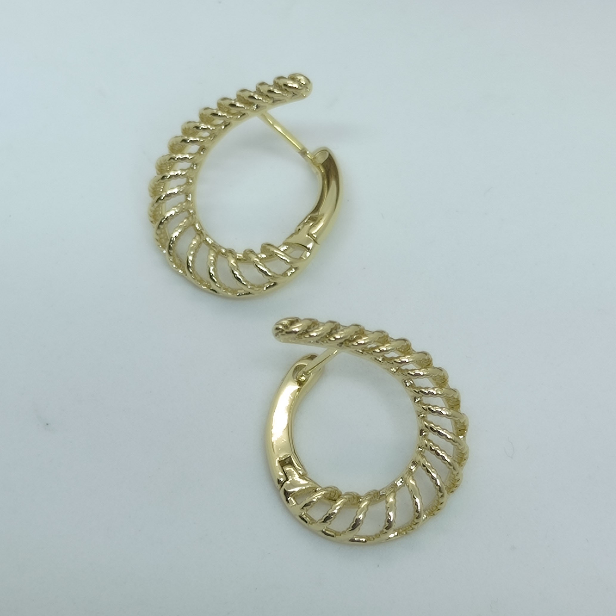 XUPİNG Küpe Gold Renk - Spiral küpe