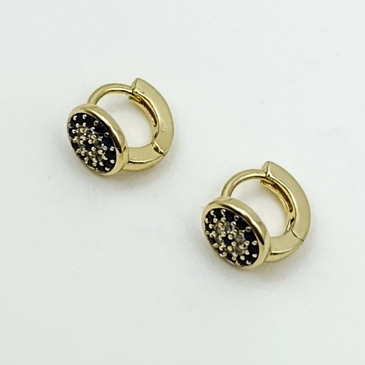 Xuping Nazar Göz Halka Model Minimal Model 14k Gold Renk