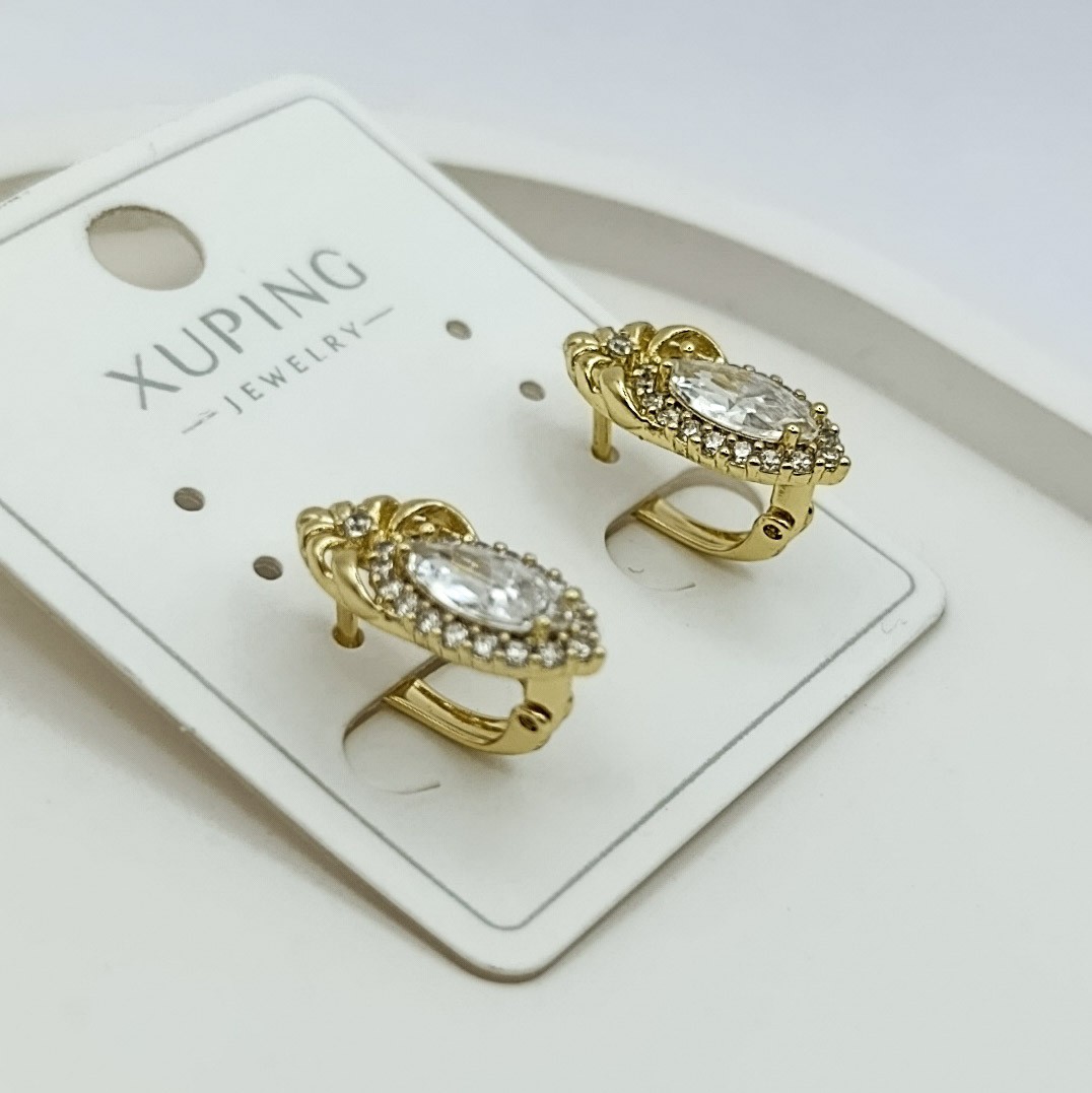 Xuping Lalezar Model Zirkon Taşlı Halka Tipi 14k Gold Renk