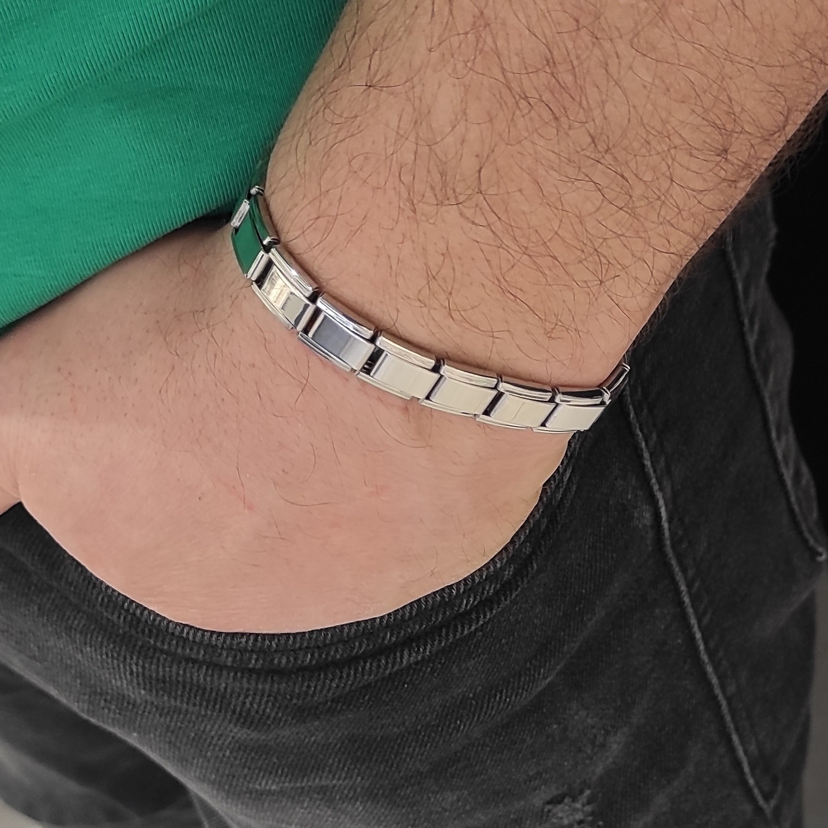 Çelik Esnek(Yaylı) Çarm (Charm) Bileklik Çarm Eklenebilir