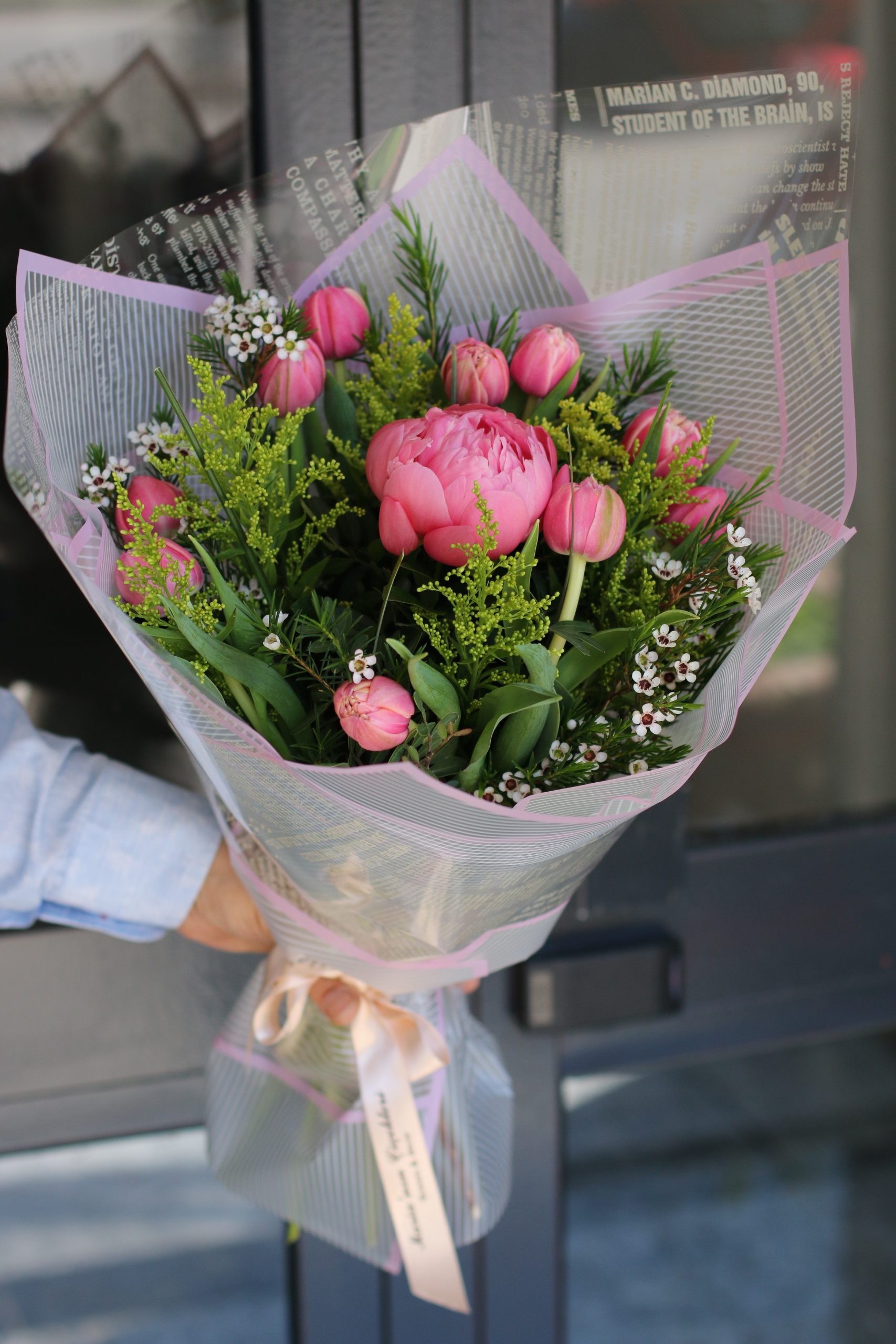 Tulip Bouquet with Peonies