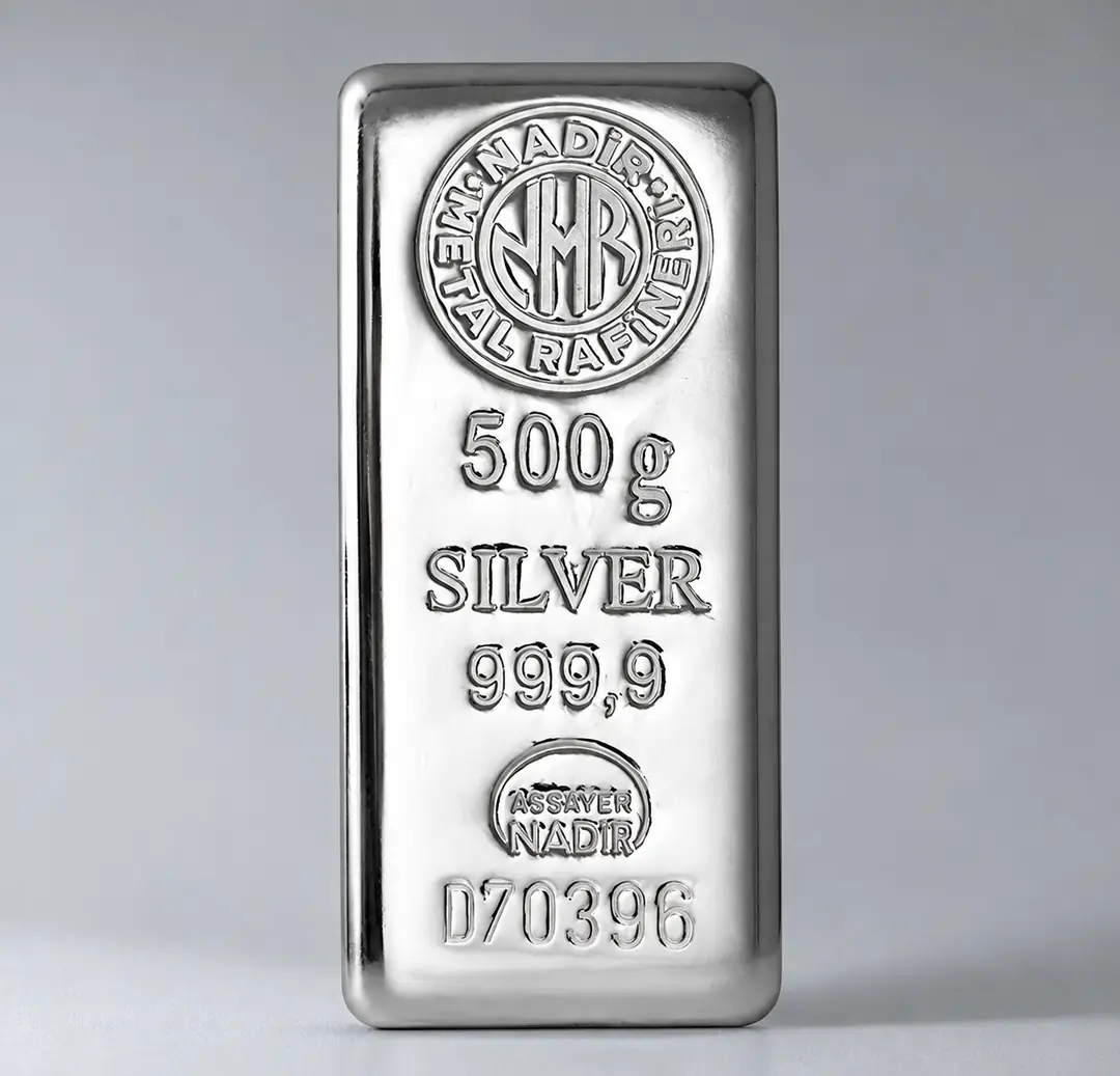 500 Gram Gümüş Külçe Yatırımlık Gümüş