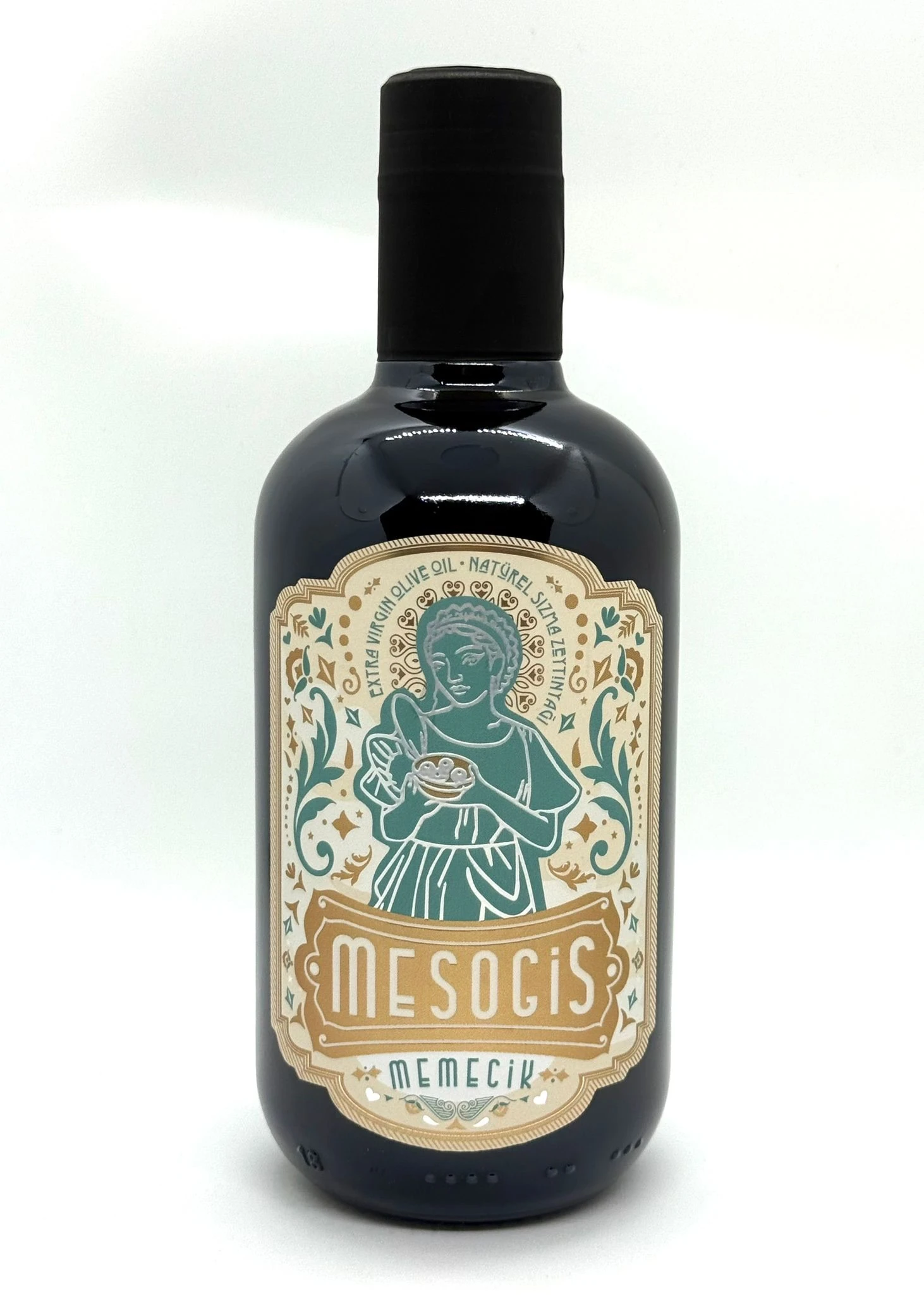 Mesogis Memecik – Uluslararası Ödüllü Erken Hasat Natürel Sızma Zeytinyağı | Soğuk Sıkım | Yüksek Polifenol | Premium Ege Zeytinyağı 500ml