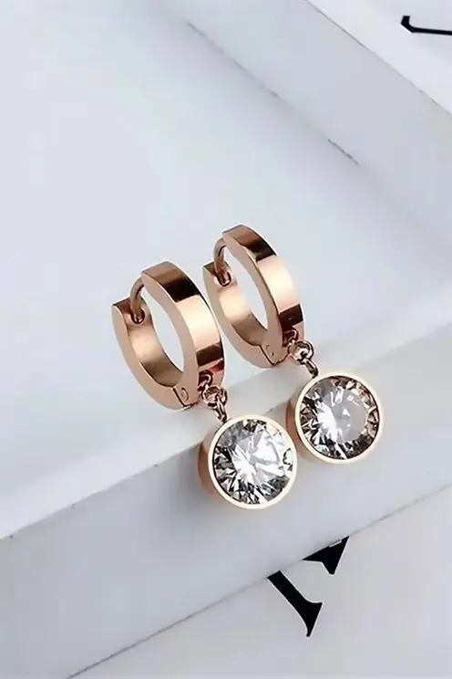 Mercet Kararmayan Women's Steel Earrings