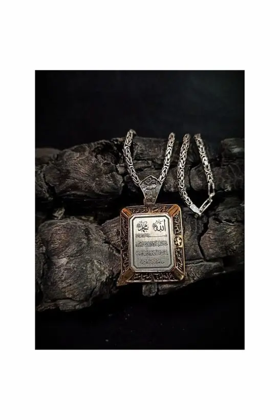Evil Eye Duası Kral Chain 925 K Silver Necklace