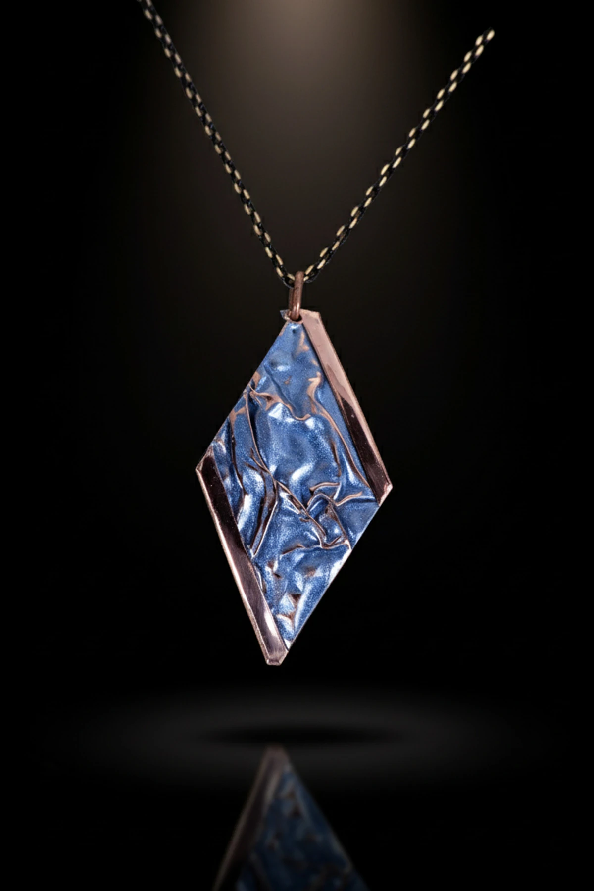 Kadın Bakır Kolye - Aqua Lavanta Rüyası Model Bakır Kadın Kolye