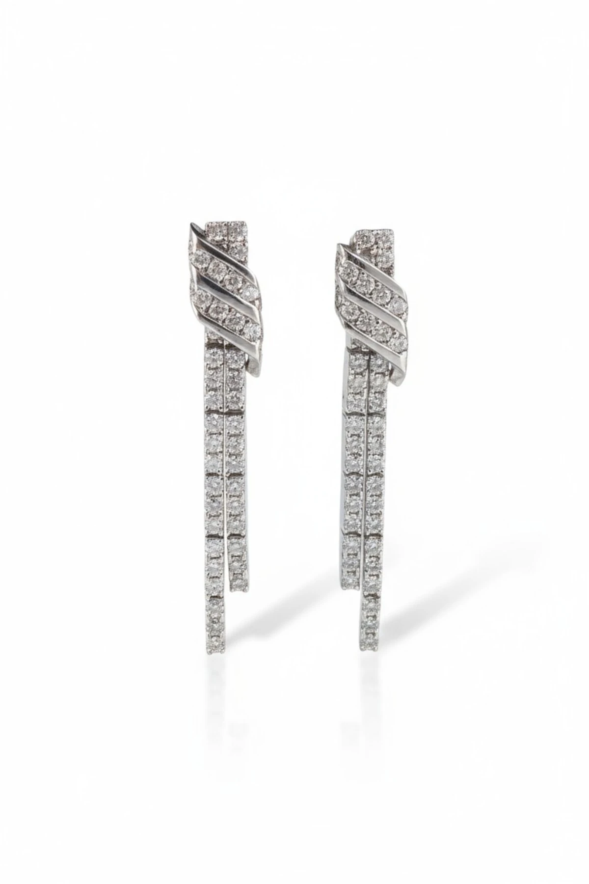 Kadın Gümüş Küpe - Afrodit Gümüş Su Yolu Kadın Küpe