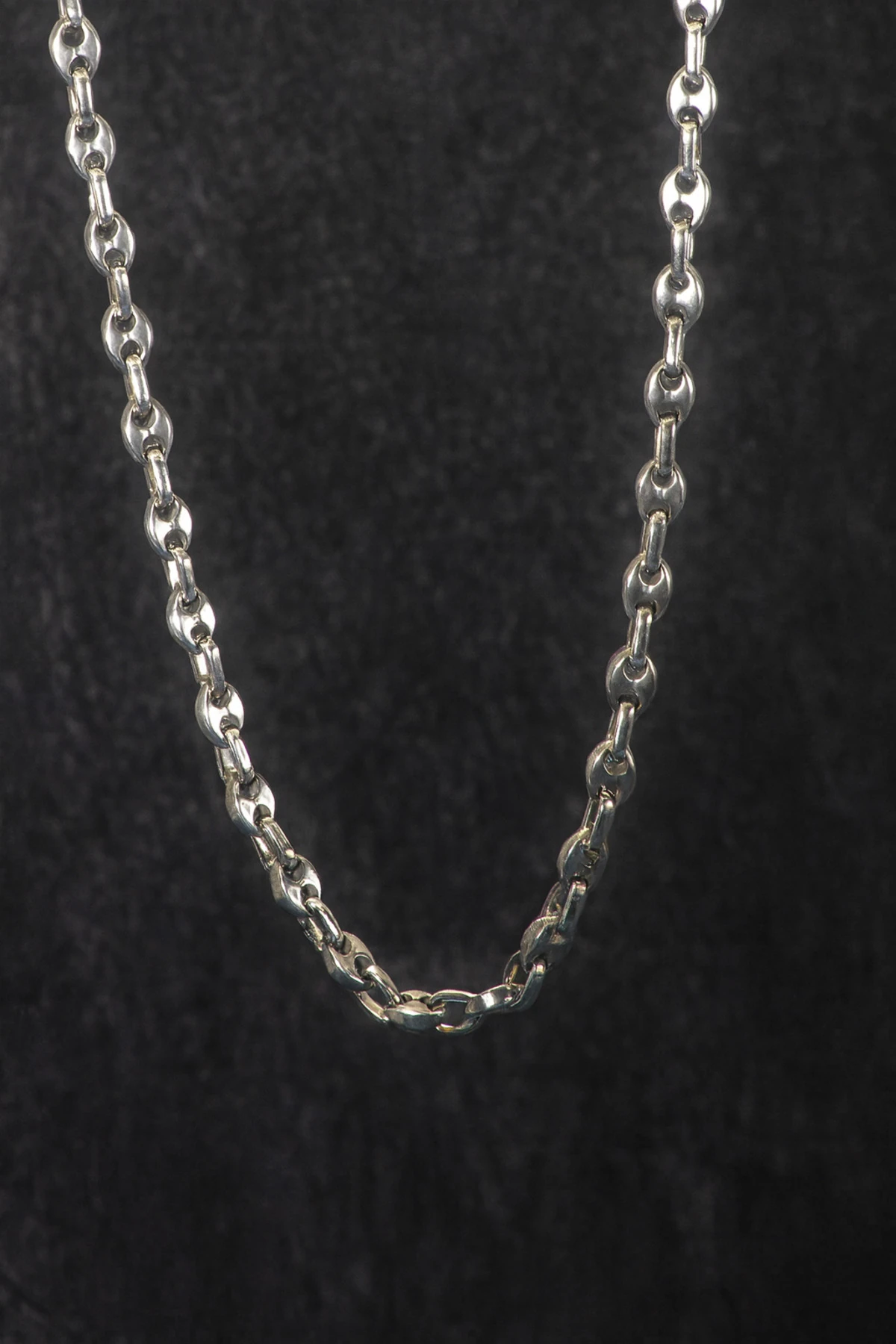 Erkek Çelik Kolye - İnce Gemici Zincir Model Parlak Ömür Boyu Paslanmaz Kararmaz Dayanıklı Tasarım