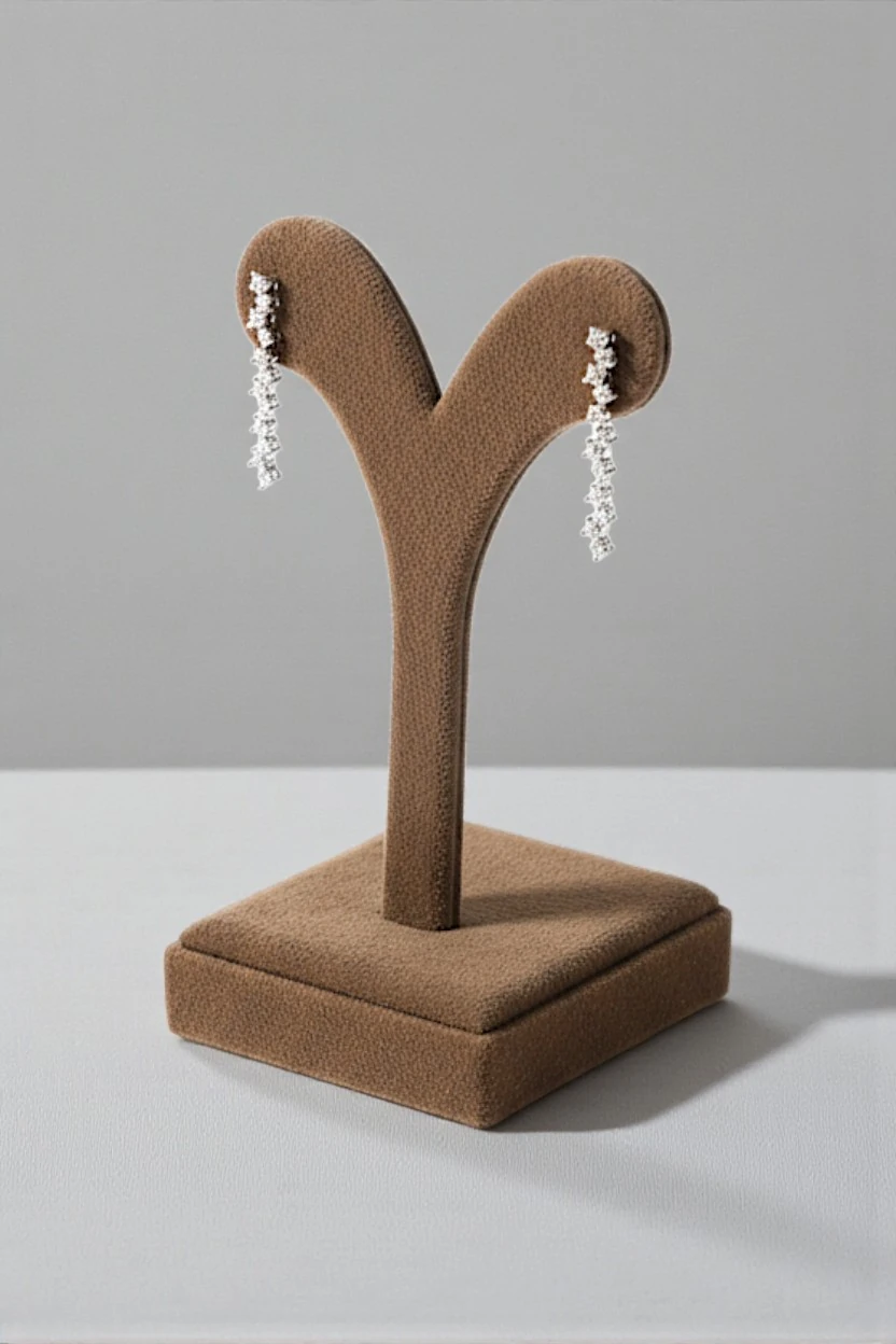 Alin Model Gümüş Su Yolu Kadın Küpe