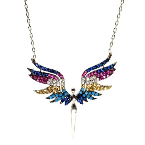 Mikail Meleği Women's Silver Necklace