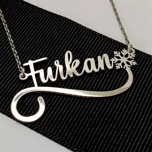 Personalized Design Kartanesi Women's Silver Necklace
