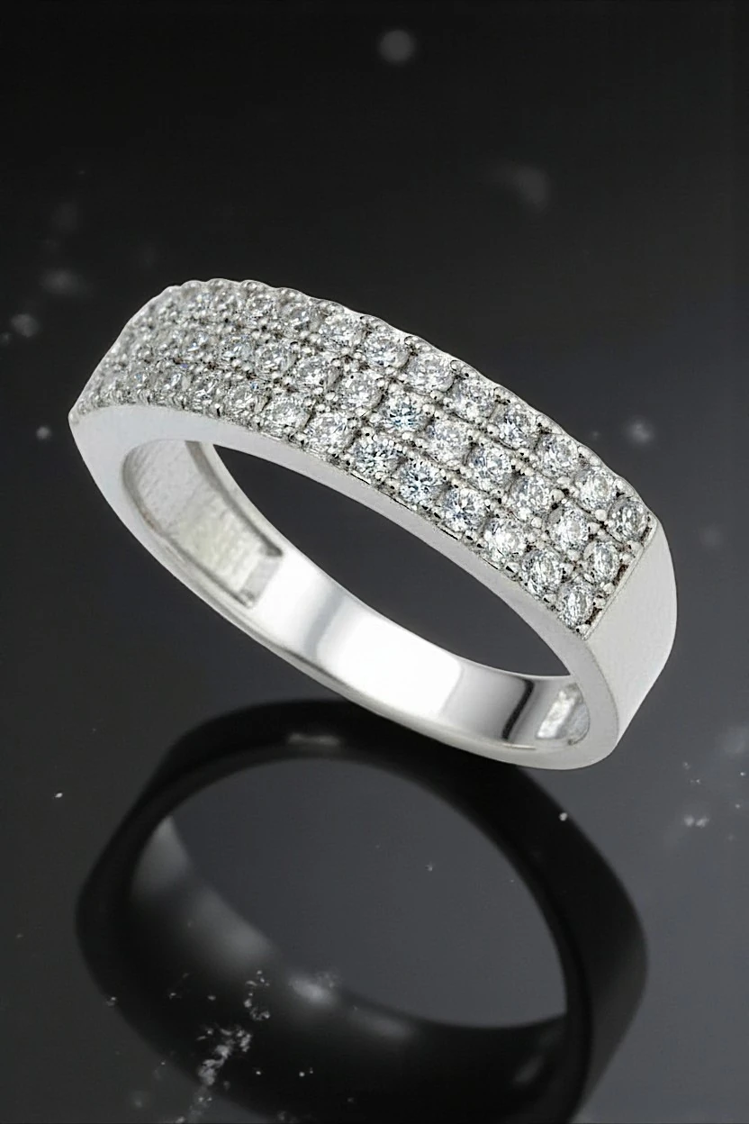 Kadın Gümüş Yüzük - Afrodit Gümüş Su Yolu Kadın Yüzük