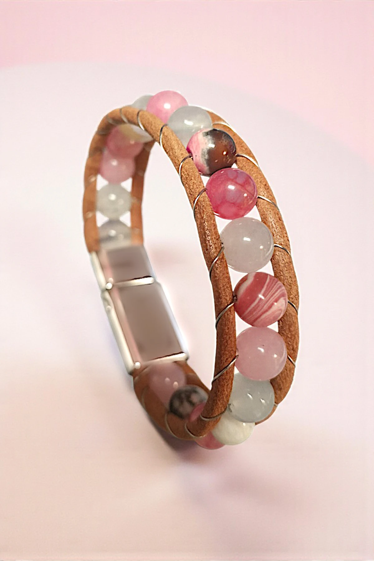 Sakura Model Bayan Deri Bileklik