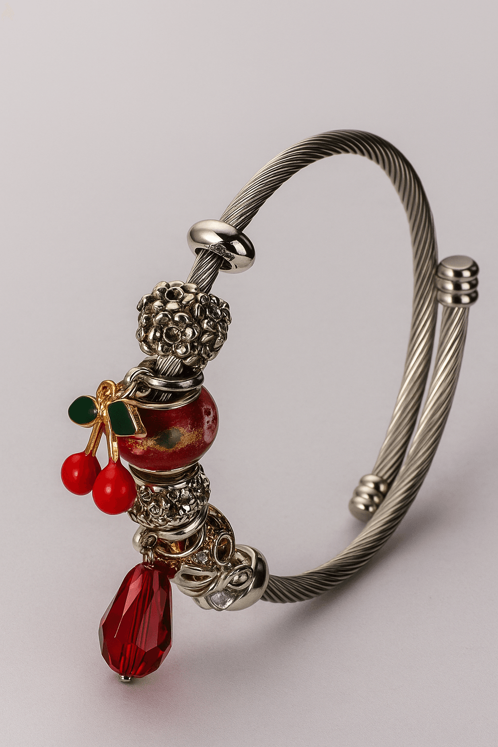Kadın Çelik Bileklik - Charm Model Bileklik - Charm Model Kadın Bileklik