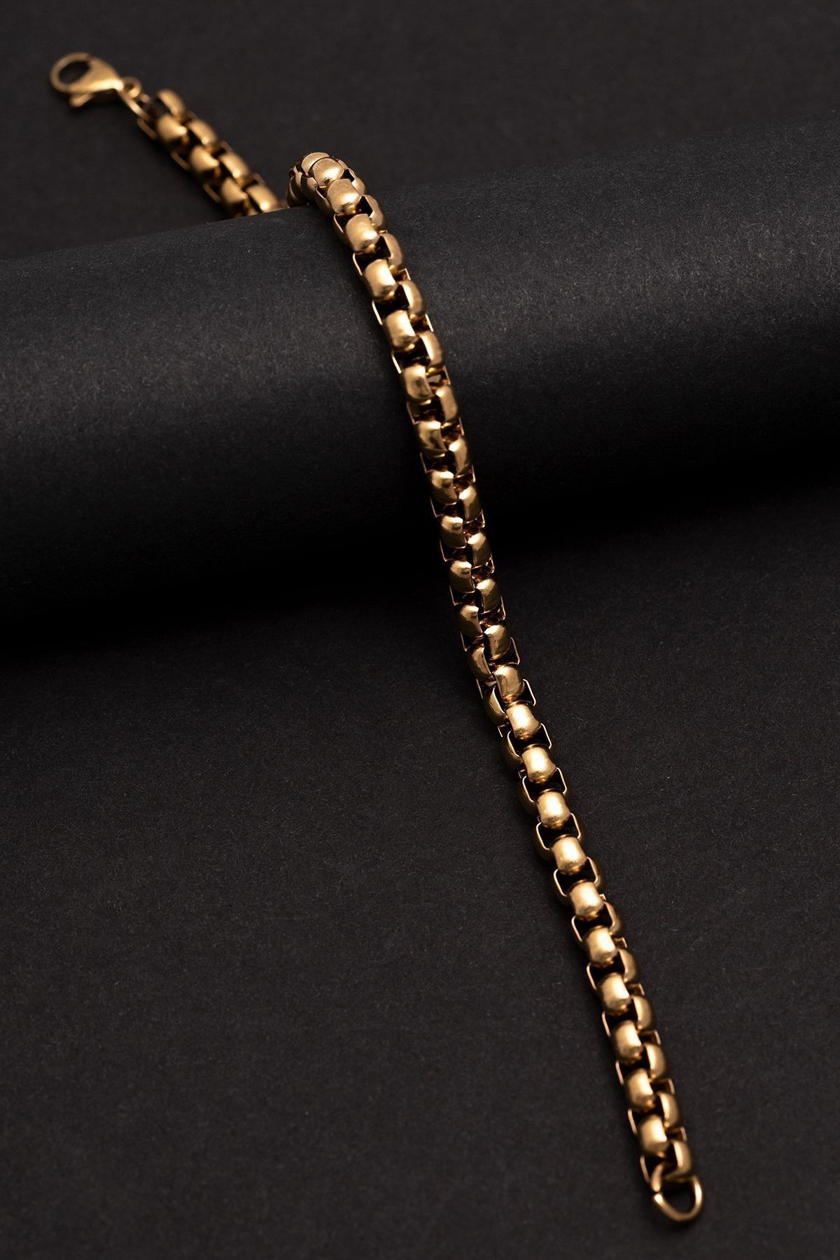Erkek Çelik Bileklik - Ottoman 5.5mm Polo Erkek Bileklik Künye Ince Model